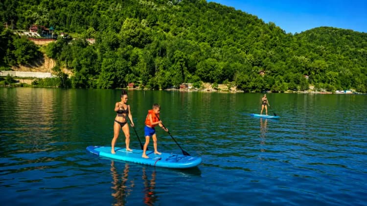 The lake is your playground.