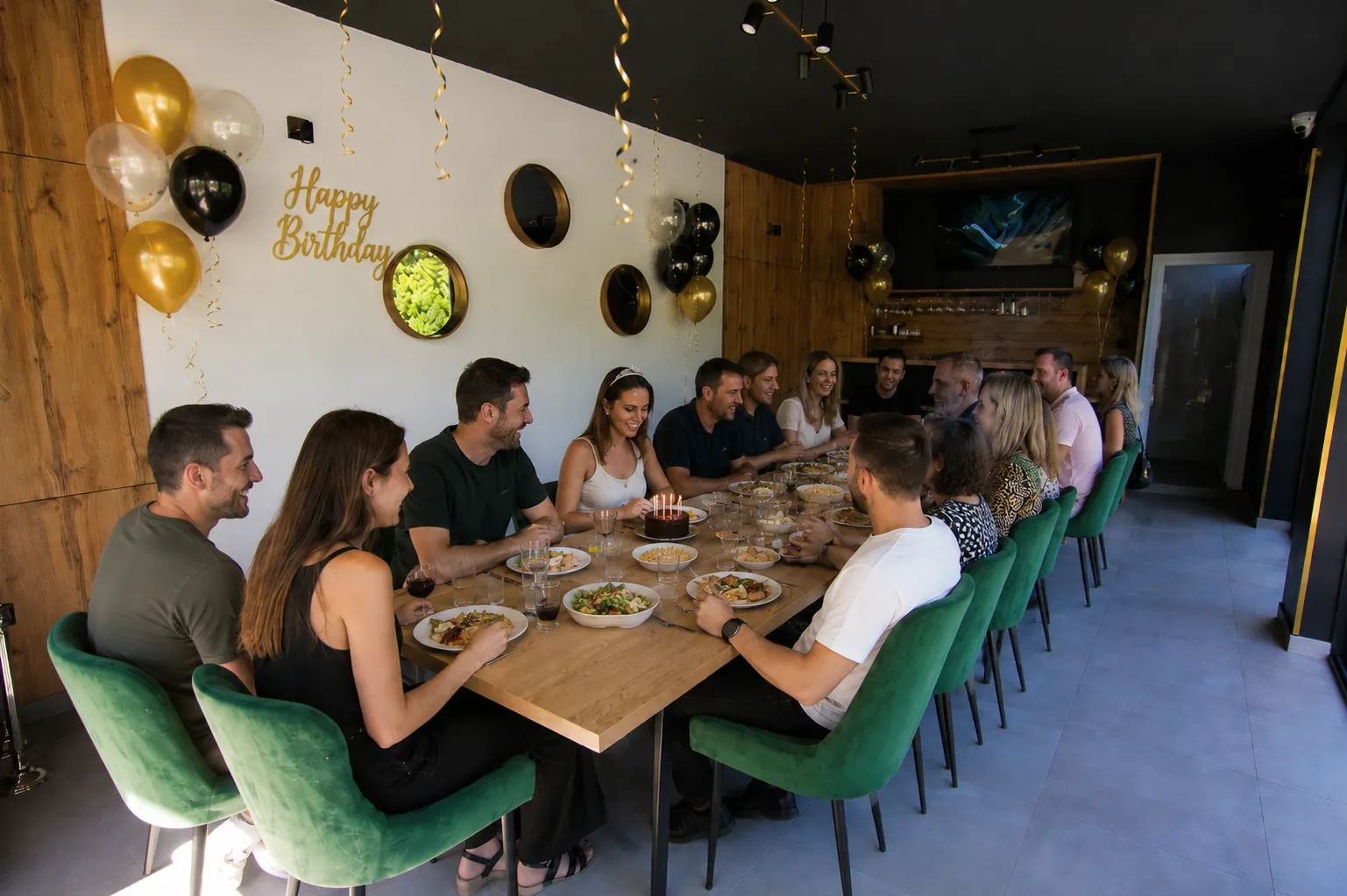 A birthday in our space.